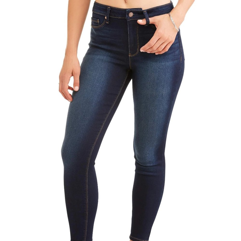 Junior Dark Blue Skinny Jeans